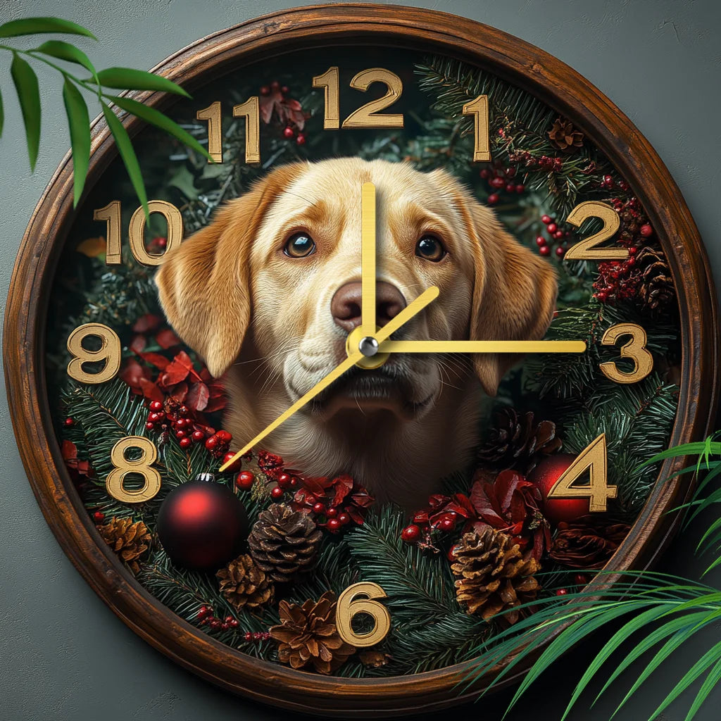 Labrador Retriever Silent Wall Clock