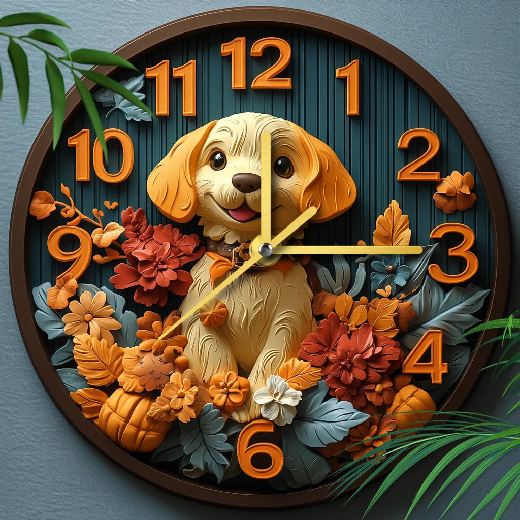 Labrador Retriever Silent Wall Clock