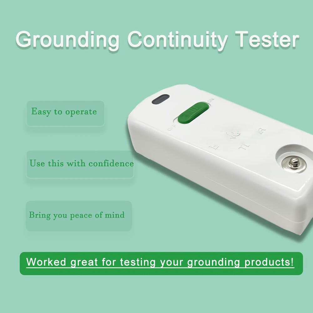 EarthComfort™ Grounding Tester with Cord – Verify Your Grounded Sheets, Mats & More