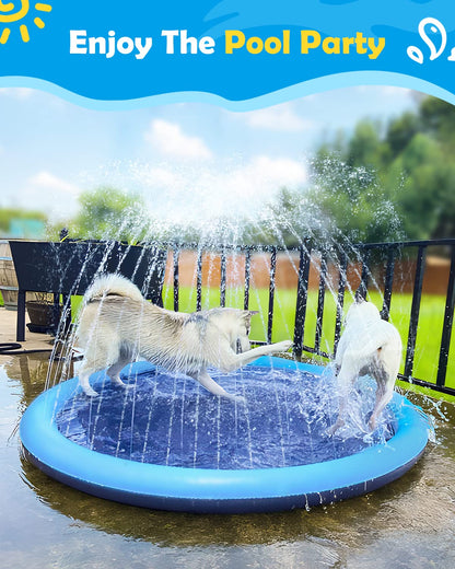 SplashPaw™ Fun Zone - The Splash Pad Makes Your Pup and Kids Happy!