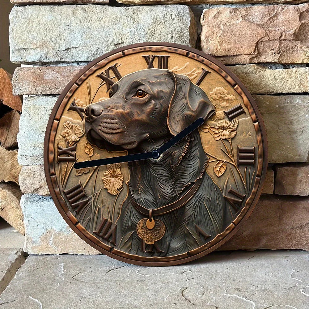 Labrador Retriever Silent Wall Clock