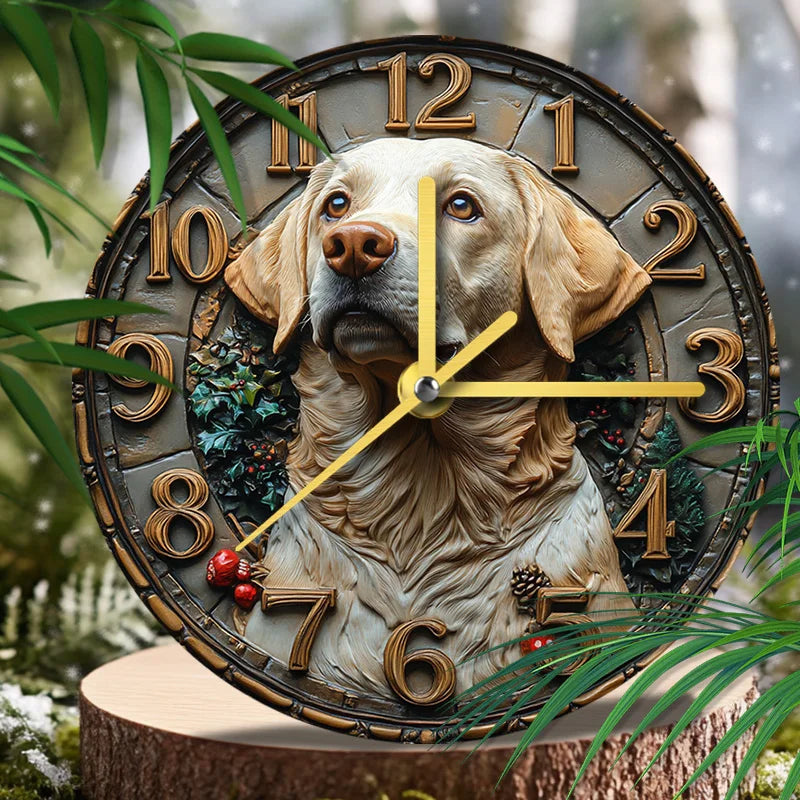 Labrador Retriever Silent Wall Clock