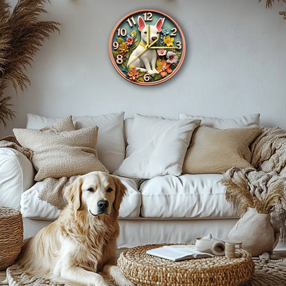 Bullmastiff Silent Wall Clock