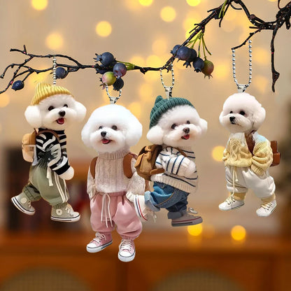 Adorable Puppy Hanging Ornament ( 1 PCs / 4 PCs)