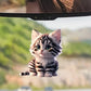 Acrylic 2D Cat Car Hanging Decoration Home Office Backpack Auto Rearview Mirror Cartoon Kitten Animal Hanging Pendant