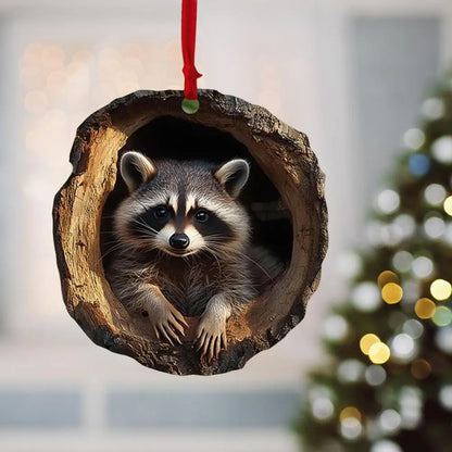 Cute Forest Animals Christmas Ornaments