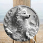 American Eskimo Dog Flat 3D Ornament