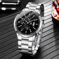 Timeless Stainless Steel Watch & Bracelet Set (Buy 2 Get 1 Free)