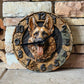 German Shepherd Silent Wall Clock