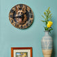 German Shepherd Silent Wall Clock