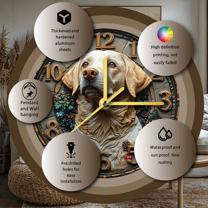 Labrador Retriever Silent Wall Clock