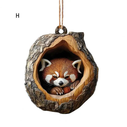 Cute Forest Animals Christmas Ornaments