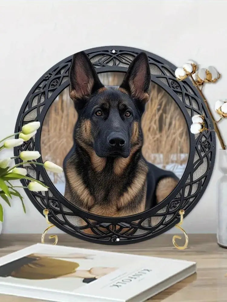 German Shepherd Flat 3D Ornament