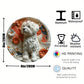 Maltese Dog Flat 3D Ornament