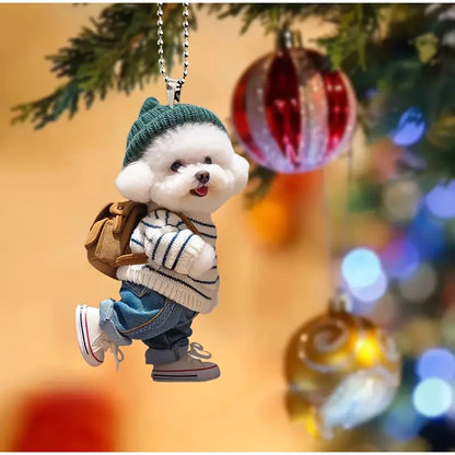 Adorable Puppy Hanging Ornament ( 1 PCs / 4 PCs)