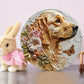 Golden Retriever Flat 3D Ornament