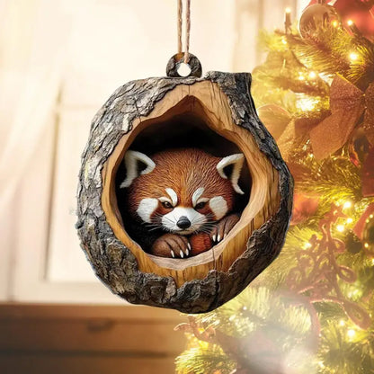 Cute Forest Animals Christmas Ornaments