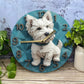 West Highland White Terrier Silent Wall Clock