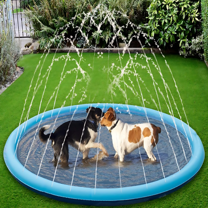 SplashPaw™ Fun Zone - The Splash Pad Makes Your Pup and Kids Happy!