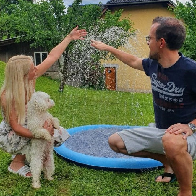 SplashPaw™ Fun Zone - The Splash Pad Makes Your Pup and Kids Happy!